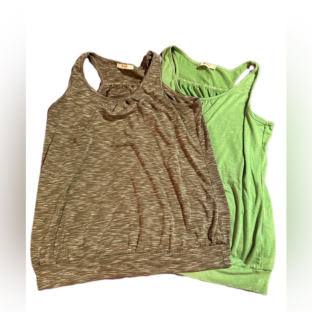 2 Miusey brand workout tanks Women’s L